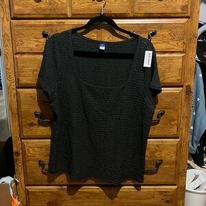 NWT Old navy black baby tee 2x